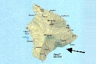 Landkarte Big Island